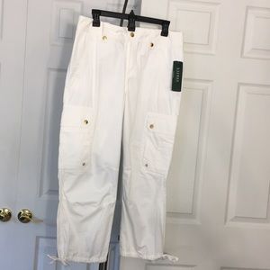 NWT Ralph Lauren Cargo Capri Pants - 10